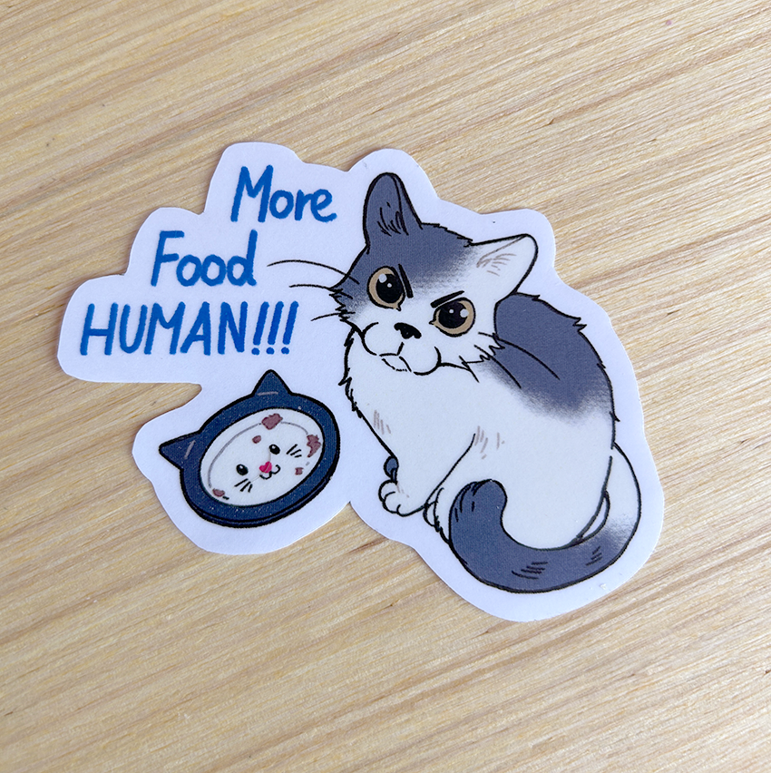 Sticker - More Food HUMAN!!!