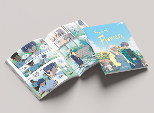 Bed of Flowers + A5 Print Sunflowerfield