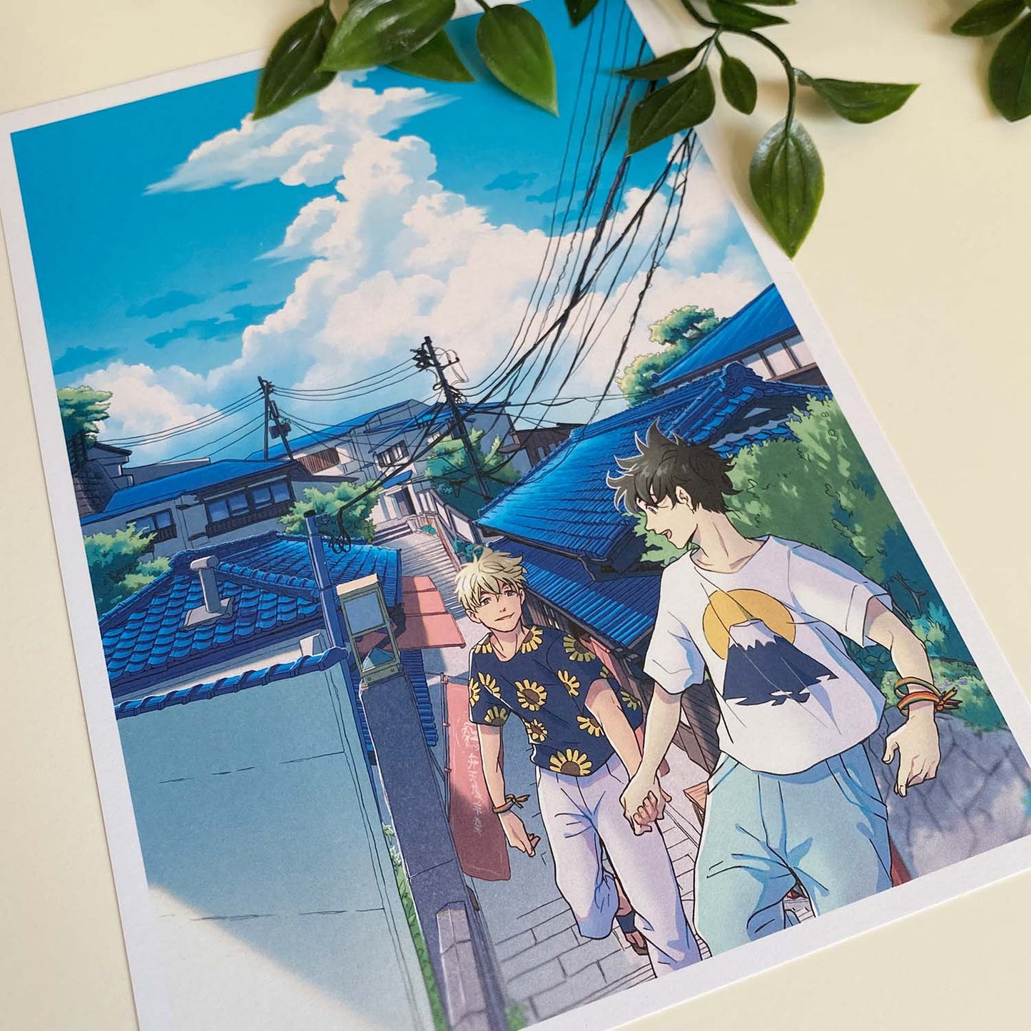 A5 Print - Blue Town