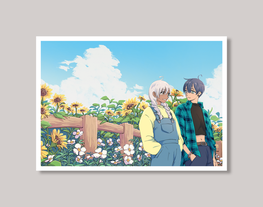 A5 Print - Sunflower Field